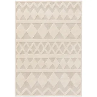 KUNSTLOFT Eve Kinderteppich 120 x 170 cm Cozy beige/weiß