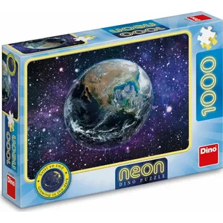 Dino Neon-Puzzle 1000 Teile Planet Erde (1000 Teile)