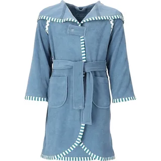 VOSSEN Mädchen & Jungen Bademantel Mimmi Dusty Blue 110/116