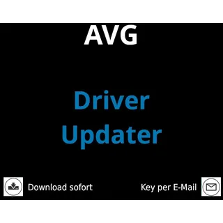 AVG Driver Updater 2026 3 PC Windows11/10/8/7, 1 Jahr Digitaler Download, DE
