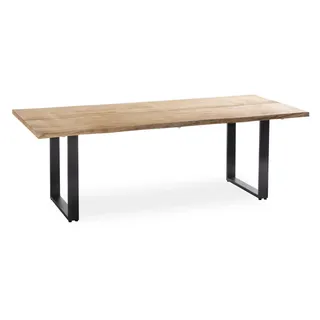 Niehoff Solid Gartentisch 280 x 95 x 76 cm Braun/Grau