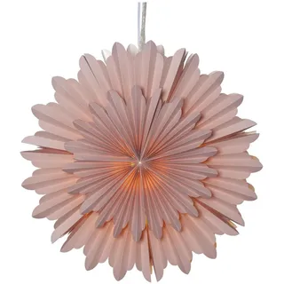 Star Trading Papierstern Crystal Innenbereich rosa