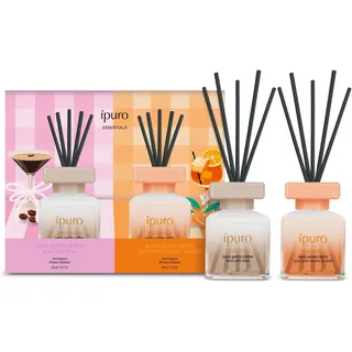 Ipuro, Raumduftaccessoire, Duftstäbchen Gentle coffee & Sunset spritz 2 x 50 ml (100 ml)