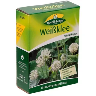 Quedlinburger Saatgut Quedlinburger 205506 Weißklee 500 g | Gründünger