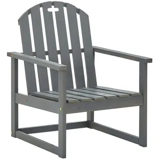 vidaXL Gartenstuhl 57,4 x 68,2 x 27,5 cm grau 2 St.