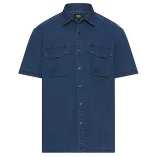 camel active Businesshemd Camel Menswear / He.Hemd kurzarm / Shirts 1/2 sleeves blau XXL