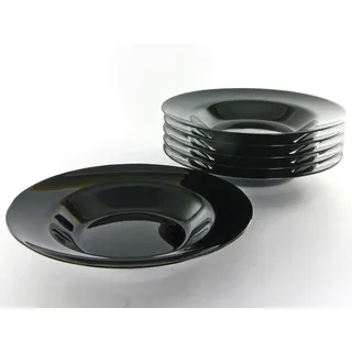 Luminarc Pastateller 29 cm schwarz 6er Set