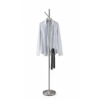 Carryhome Kleiderständer, Edelstahl, Metall, 28.5x170x28.5 cm, Garderobe, Garderobenständer