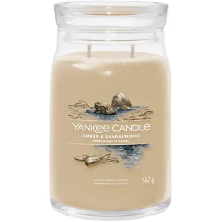 Yankee Candle Amber & Sandalwood Duftkerze 567 g braun