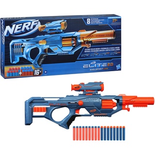 Blaster HASBRO "Nerf Elite 2.0 Eaglepoint RD-8" Spielzeugwaffen blau (blau, orange) Kinder Altersempfehlung