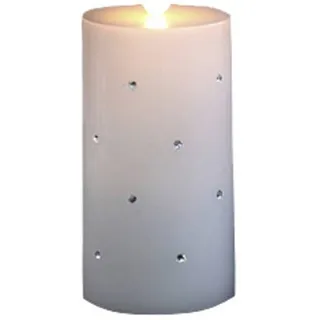 Konstsmide 1838-100 LED-Echtwachskerze Warmweiß Warmweiß (Ø x H) 75mm x 143mm Timer, mit Schalter