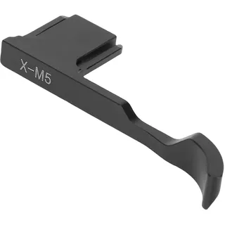 Lazmin112 Metall-Daumenauflage Für Fuji X-M5 Kamera, Blitzschuh-Daumenauflage, Für Einfachere Handhabung Und Sicheren Halt, Digitalkamera-Zubehör (Black)