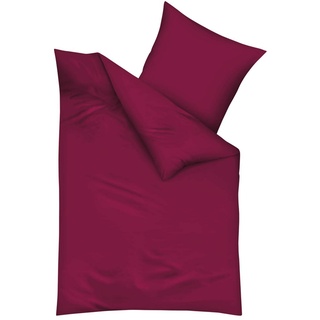 Traumschlaf Bettbezug einzeln 240x220 cm | bordeaux  Uni Biber Bettwäsche, Bettbezüge und Kissenbezüge einzeln