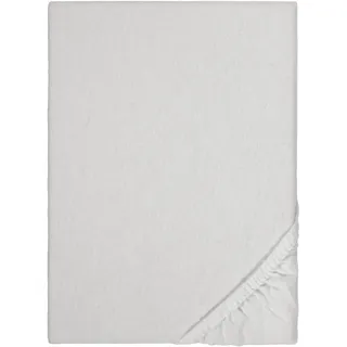 biberna Spannbettlaken 0002744 Feinbiber 140 x 200 - 160 x 200 cm sturmgrau