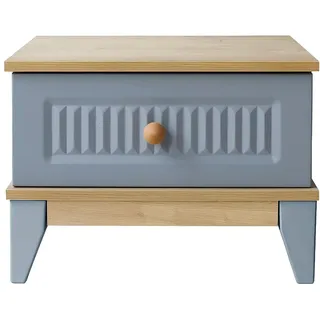 JVmoebel Nachttisch Moderner Nachttisch mit Schublade für Kinder- und Gästezimmer (1-St., Nachttisch), Made in Europa beige|grau