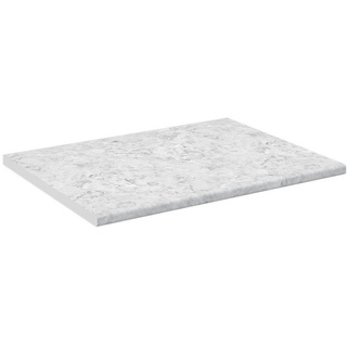 Vicco Unterschrank Küchenarbeitsplatte Marmor Weiß 80 cm weiß 80 cm x 2,8 cm x 60 cm