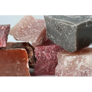 TR-FLAMES 25Kg Dunkle mehrfarbige Wachsreste hochwertiges Paraffinblöcke Farbmix Wachsstücke DIY Kerzen Kerzenwachs Kerzenziehen gießen Kerzen Wachs
