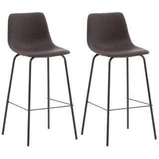 Livetastic Barhocker-Set 47 x 103 x 48 cm Dunkelbraun
