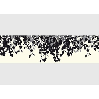 Birke Selbstklebende Bordüre, Küche, Wohnzimmer, Wand Sticker, Mehrfarbig, von AG Design | 500 x 13,8 cm | AWB 8276