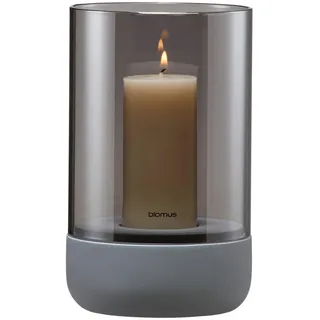 BLOMUS Windlicht Calma Glas Grau