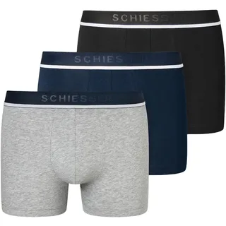 SCHIESSER 95/5 Shorts Organic Cotton Webgummiband  mehrfarbig S 3er Pack