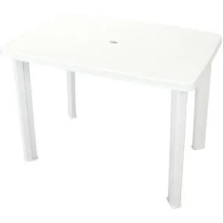 vidaXL Gartentisch 101 x 68 x 72 cm weiß