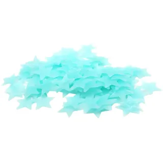 Leuchtsterne Kinderzimmer, Selbstklebend, Leuchtende Sterne Aufkleber Wandsticker, Fluoreszierende Aufkleber, Leuchtende Sterne, Sternenhimmel Aufkleber für Schlafzimmer Decke, Kinderzimmer (Blau)