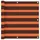 90 x 400 cm Orange und Braun Oxford-Gewebe