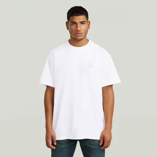 G-Star Regular Fit T-Shirt mit Logo-Detail, Weiss, L