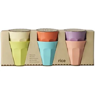 Rice Becher Set 0,25 l Multicolor 6 St.