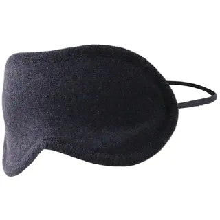 Prettystern 100% Kaschmir 2-lagig Augen Schlaf-Maske Nachtmaske Weich Hautfreundlich Augen-Maske Damen Herren Unisex - Blau