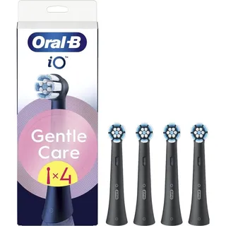 Oral-B iO Sanfte Reinigung Aufsteckbürste schwarz 4 St.