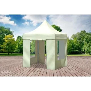 Faltpavillon Faltzelt Pavillon 2x2 Beige Gartenzelt Klappzelt Wasserdicht