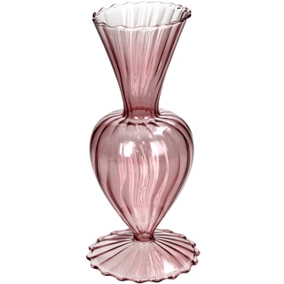 Vase RETRO pink (BHT 10x20x10 cm) - pink