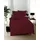 Mako-Satin burgund 135 x 200 cm + 80 x 80 cm