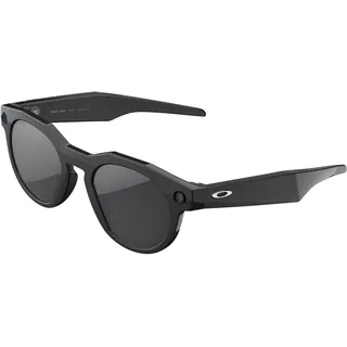 OAKLEY Meta HSTN - mit AI, Audio-, Foto- und Videofunktion Black, PrizmTM Black Polarized Lenses