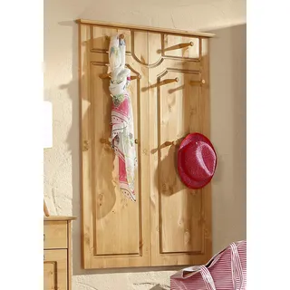 OTTO home Garderobenpaneel Klera 10 Kleiderhaken Kiefer Beige
