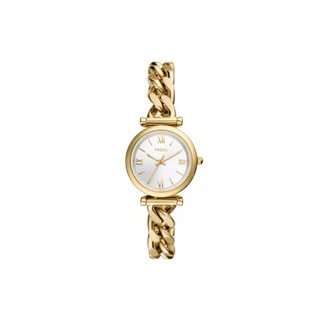 Fossil Uhr - Carlie Three-Hand Gold-Tone Stainless Steel Watch - Gr. unisize - in Gold - für Damen