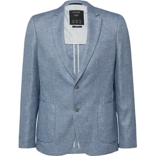 s.Oliver s.O PURE: Sakko aus meliertem Leinenmix - blau - 48
