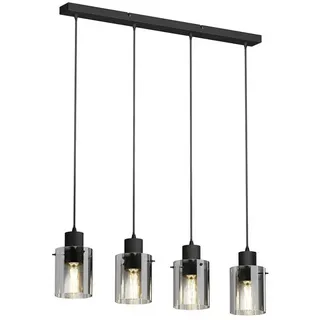 LINDBY Kourtney 4-flg. 60 W  schwarz Metall
