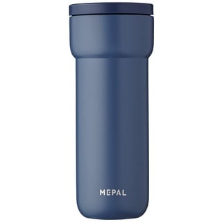 Mepal - Isolierbecher Ellipse - 6 Stunden heiß & 10 Stunden kalt - Thermobecher für Unterwegs - Geeignet als Tee & Kaffeetasse zum Mitnehmen - Passt in alle Becherhalter - 475 ml - Nordic Denim