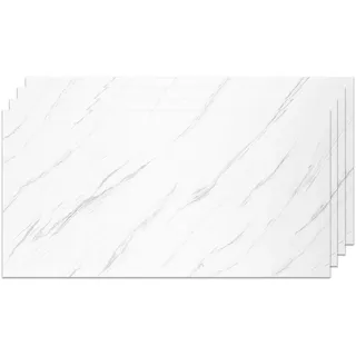 IZODEKOR Wandpaneele Marmoroptik 60x120 cm | Küchenrückwand Platte Wandpaneel | Pvc Wandverkleidung für Küche, Bad | Spritzschutz Küche | Wasserfest und Hitzebeständig | Ice Berg Grey
