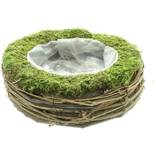 Landhaus Pflanzer Natur Blumenkasten Schale Pflanzkorb Pflanzschale Blumentopf