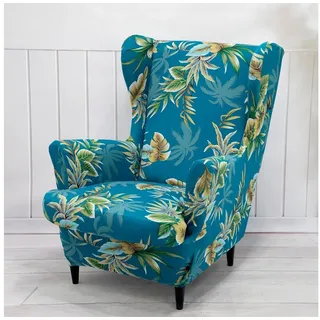 Rosnek Sesselhusse Floral/Geometrisch, Stretch, für Ohrensessel