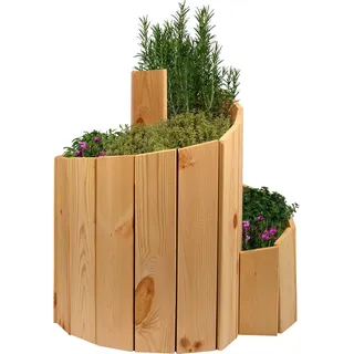 Dobar Kräuterspirale 250 x 1,6 x 68 cm Natur