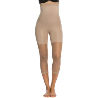 Spanx Original Shaping High Waist Footless Sheers - Core & Thigh Control - Footless Pantyhose - Use as Shapewear Underwear, Hautfarben, A - A