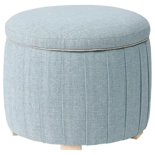 IKEA ÅTERLÖGA Pouf mit Stauraum/Kilanda hellblau mit Stauraum/Kilanda hellblau