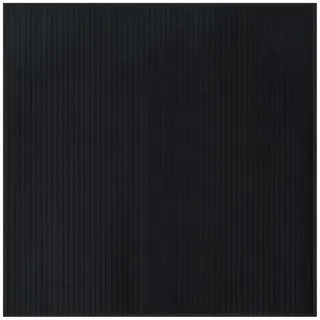 vidaXL Bambusteppich Küchenläufer 100 x 100 cm Schwarz