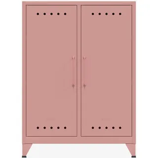 BISLEY FERN Aktenschrank 80 x 40 x 110 cm pastelpink