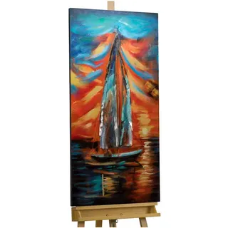 Kunstloft Metallbild, Mehrfarbig, Metall, 4.82x120 cm, Bilder und Zubehör, Wandbilder, Metallbilder